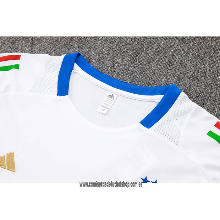 Chandal del Italia 24-25 Manga Corta Blanco - Pantalon Corto